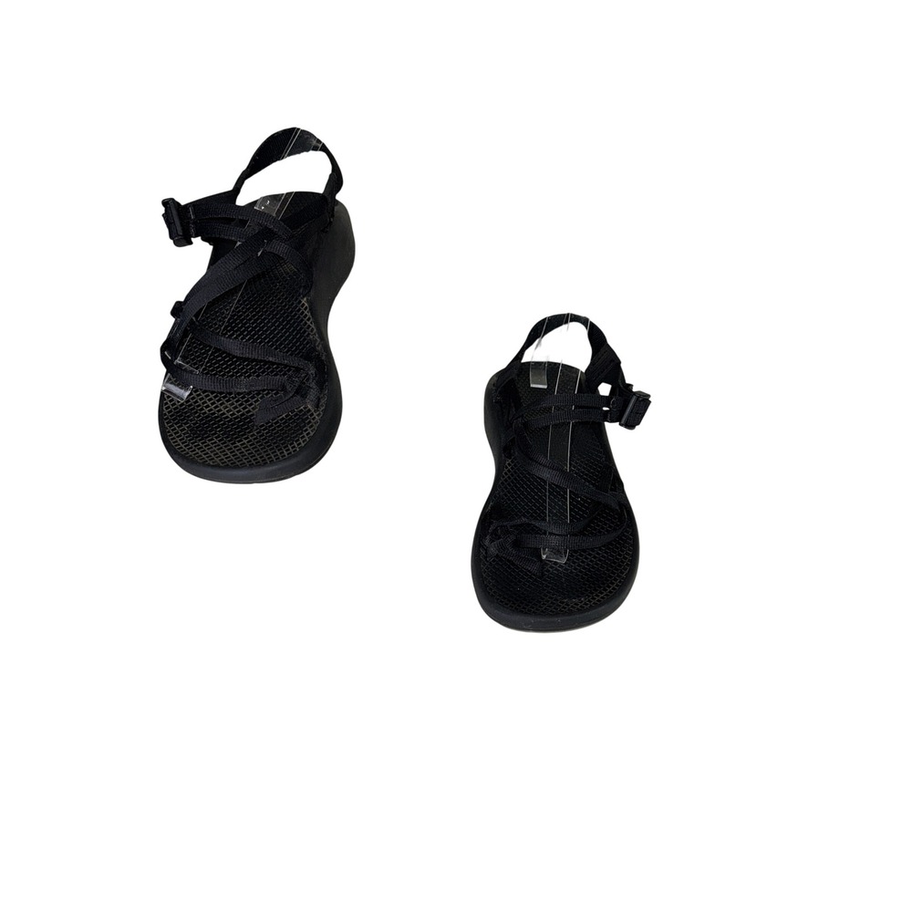 Chaco Z Cloud 2 Black Athletic Sport Sandals Womens 9 Double Strap Toe Loop